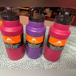 32 ounce Ozark Trail insulated water bottles (3)
